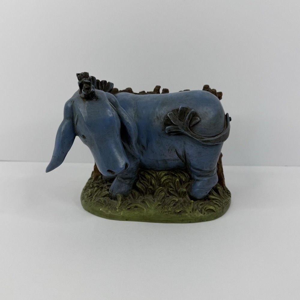 VTG Disney Charpente Classic Pooh Eeyore Resin Figure Piggy Coin Bank